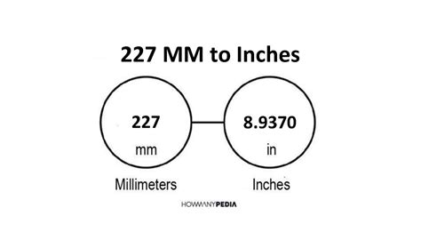 227mm to inches|how many inches is 227.